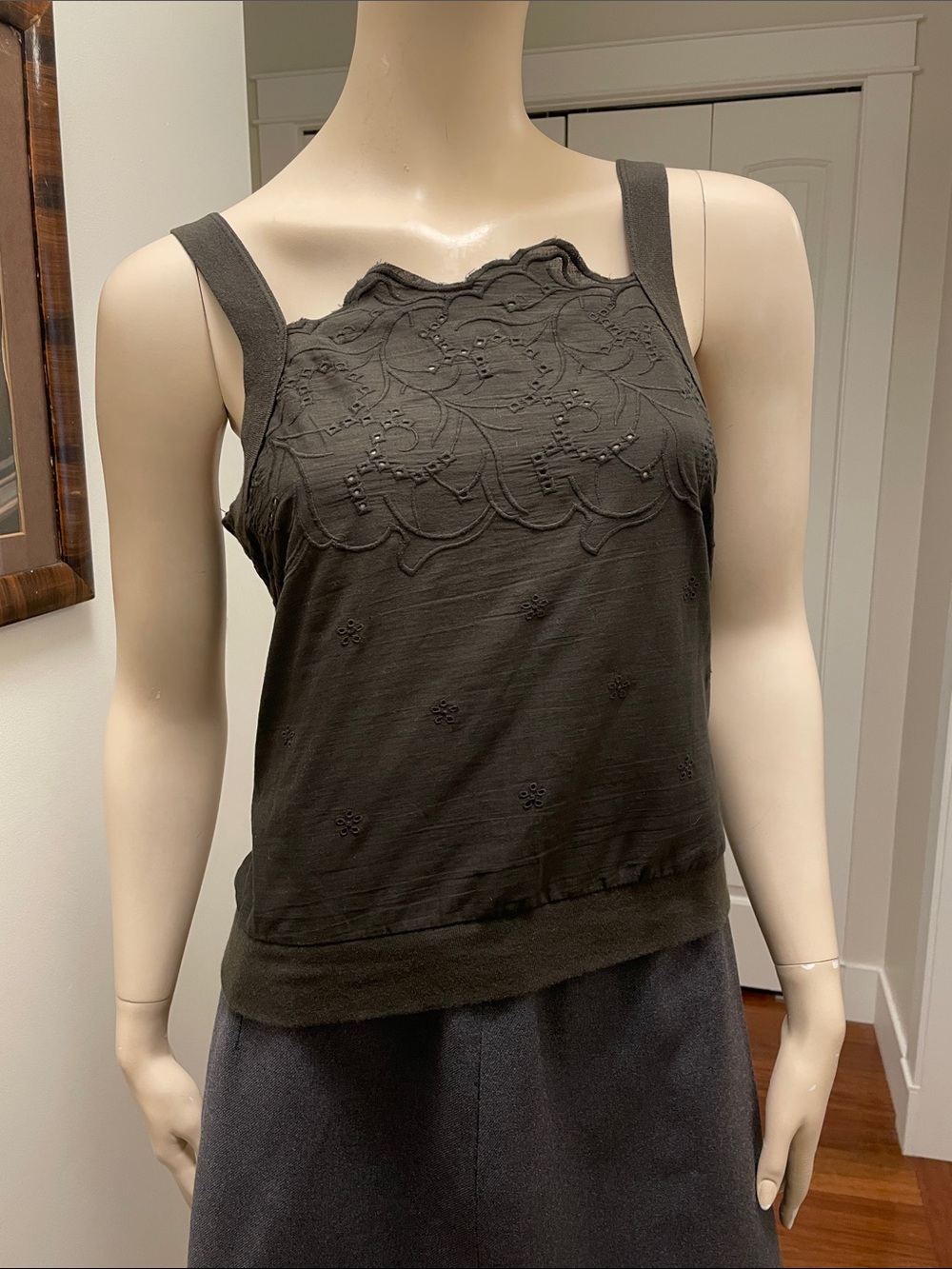 Kimchi Blue Black Embroidered Camisole